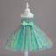 Bling Bling Blushing Pink Star Sequins Birthday Short Flower Girl Dresses 2024 Ball Gown Scoop Neck Sleeveless Bow Sash