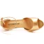 Chic / Beautiful Gold Evening Party Womens Sandals 2023 7 cm Stiletto Heels Ankle Strap Open / Peep Toe Sandals High Heels