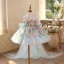 Flower Fairy Blushing Pink Beading Appliques Sequins Birthday Short Flower Girl Dresses 2025 Ball Gown Scoop Neck Sleeveless Backless Tulle