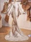 High-end Champagne Handmade  Beading Sequins Rhinestone Pearl Prom shawl 2025