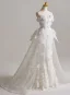 Chic Blanche Faux Diamant Appliques Robe De Mariée Sirène 2025 Bustier Sans Manches Dos Nu Train De Balayage