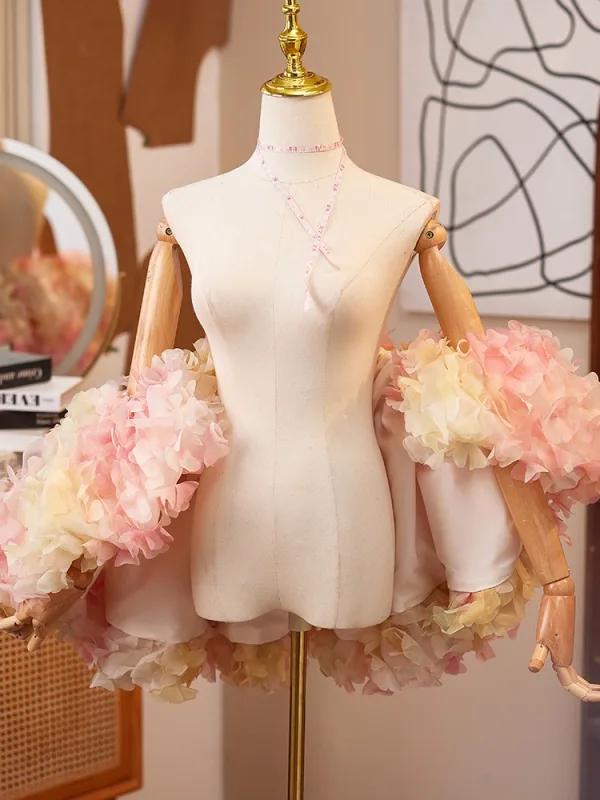 Accessories shawl Multi-Colors Flower Shawls Prom Fall Spring Summer Short Sleeve 2025 Flower Fairy