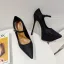 Scintillantes Sexy Noire Cocktail Soirée Paillettes Escarpins 2023 13 cm Talons Aiguilles À Bout Pointu Escarpins Talons Hauts