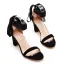 Roman Black Summer Street Wear Womens Sandals 2023 Ankle Strap 7 cm Stiletto Heels Open / Peep Toe Sandals High Heels
