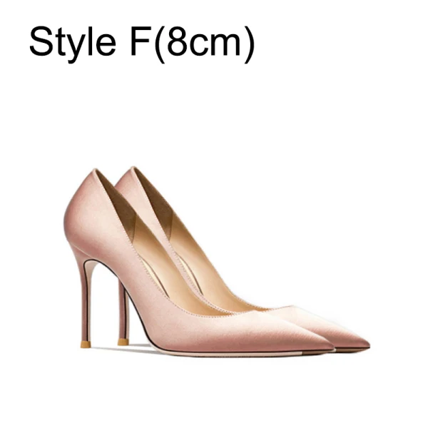 Chic / Beautiful Black Satin Office OL Pumps 2024 12 cm Stiletto Heels Pointed Toe Pumps High Heels