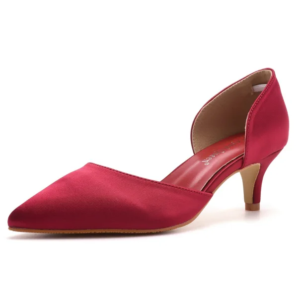 Modest / Simple White Casual Pointed Toe Womens Sandals 2023 5 cm Stiletto Heels Sandals High Heels