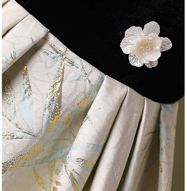 Elegant Sage Green Appliques Printing Prom Dresses 2024 Ball Gown Square Neckline Puffy Short Sleeve Backless Floor-Length / Long Prom Formal Dresses