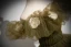 Elegant Army Green Appliques Prom Dresses 2024 Ball Gown Ruffle Off-The-Shoulder Sleeveless Backless Floor-Length / Long Prom Formal Dresses