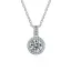 Modest / Simple Silver Sterling Silver Rhinestone Necklaces Accessories 2023