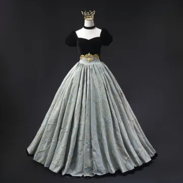 Élégant Noire Robe De Bal 2025 Robe Boule Encolure Carrée Gonflée Manches Courtes Dos Nu Longue Promo Robe De Ceremonie
