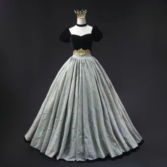 Elegante Schwarz Ballkleider 2025 Ballkleid Eckiger Ausschnitt Geschwollenes Kurze Ärmel Rückenfreies Lange Ball Festliche Kleider