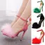 Sexy Rougissant Rose Daim Promo Sandales Femme 2024 Bride Cheville 11 cm Talons Aiguilles Peep Toes / Bout Ouvert Sandales Talons Hauts