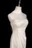 Sexy Ivoire Perle En Dentelle Fleur Robe De Soirée 2025 Trompette / Sirène Bustier Sans Manches Dos Nu Train De Balayage Robe De Ceremonie