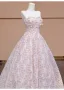 Chic / Belle Rougissant Rose Appliques Paillettes Robe De Bal 2024 Robe Boule Bustier Sans Manches Dos Nu Longue Promo Robe De Ceremonie