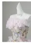 Flower Fairy Blushing Pink Beading Sequins Appliques Embroidered Prom Dresses 2026 A-Line / Princess Scoop Neck Sleeveless Backless Floor-Length / Long Prom Formal Dresses