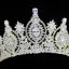 Baroque Bling Bling Argenté Faux Diamant Accessoire Cheveux Mariage 2024 Zircon Alliage Mariage