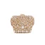 Fabuleux Doré Faux Diamant Métal Soirée Couronner Pochette 2022