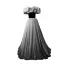 Chic / Beautiful Black Prom Dresses 2023 A-Line / Princess Ruffle Off-The-Shoulder Sleeveless Backless Floor-Length / Long Prom Formal Dresses