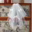 Élégant Blanche Fait main Noeud La Mariée Voile De Mariée 2025