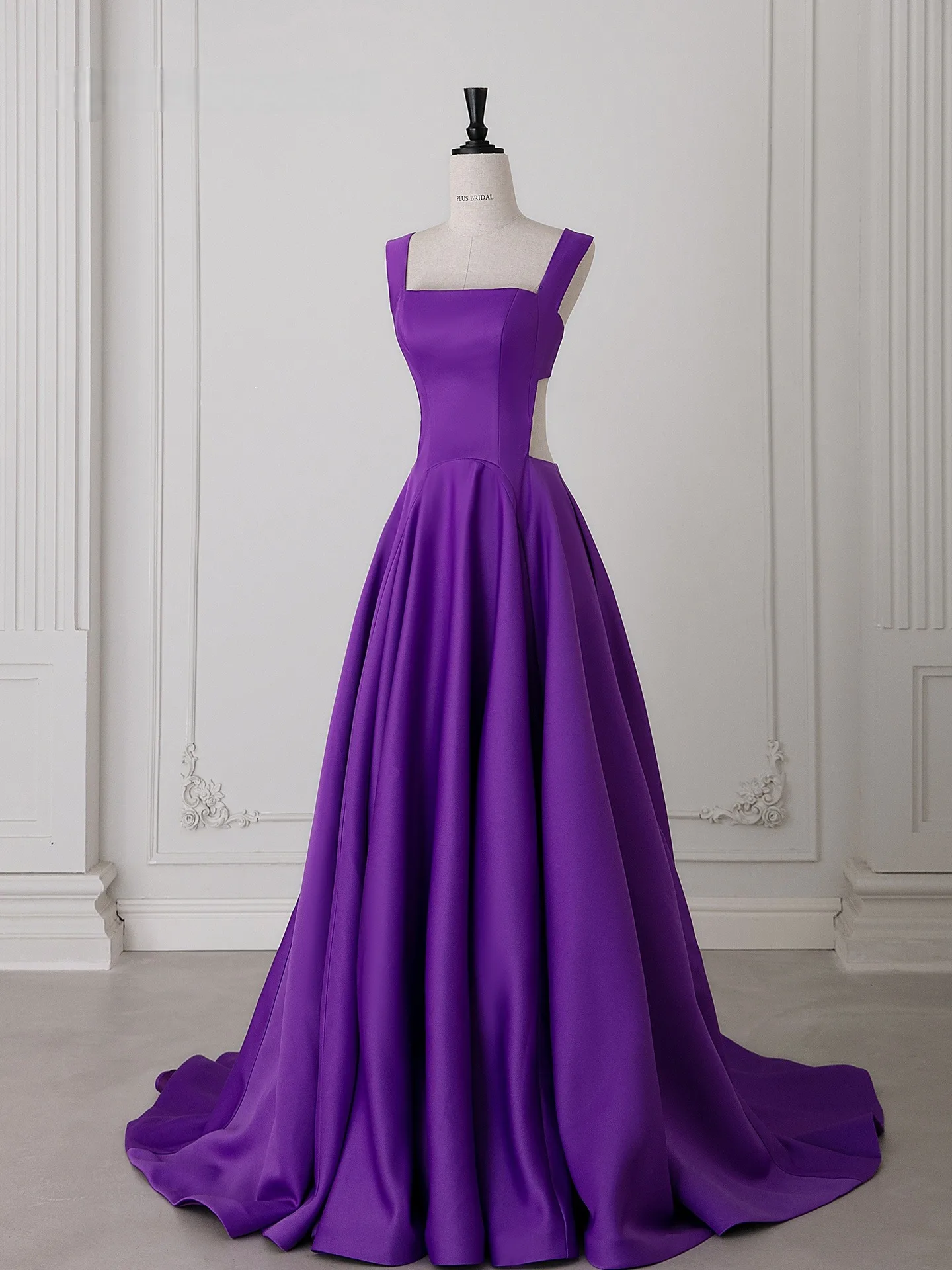 fitted lace wedding dress Purple Princess Ball Gown Quinceanera Formal Evening Dress main image 0