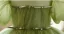 Modest / Simple Sage Green Birthday Bow Flower Girl Dresses 2024 Ball Gown Scoop Neck Puffy Short Sleeve Short