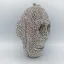 Ovanlig Halloween Guld Metall Rhinestone Gatukläder Kuvertväska 2022
