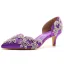 Chic / Beautiful Gold Evening Party Rhinestone Womens Sandals 2023 5 cm Stiletto Heels Pointed Toe Sandals High Heels