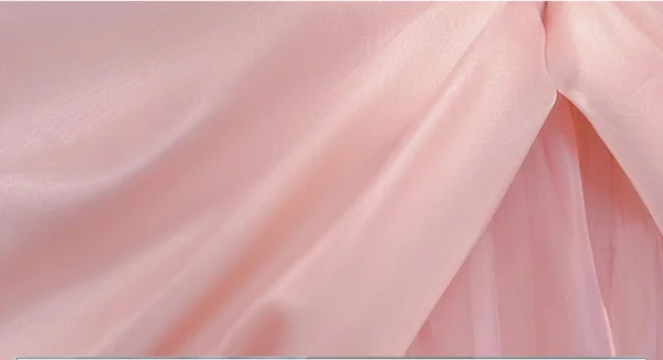 Lovely Candy Pink Bow Prom Dresses 2024 A-Line / Princess Off-The-Shoulder Short Sleeve Backless Sweep Train Prom Formal Dresses