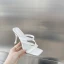 Modest / Simple White Street Wear Summer Womens Sandals 2022 9 cm Stiletto Heels Open / Peep Toe Sandals High Heels