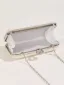 Fine Elfenben Perle Brevgrafikk Bryllup Clutch Veske 2023