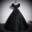 Vintage / Retro Clover Green Satin Prom Dresses 2023 Ball Gown Square Neckline Bow Short Sleeve Backless Floor-Length / Long Prom Formal Dresses