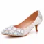 Scintillantes Blanche Multi-Couleurs Faux Diamant Chaussure De Mariée 2023 9 cm Talons Aiguilles À Bout Pointu Mariage Escarpins Talons Hauts