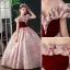 Elegant Burgundy Prom Flower Girl Dresses 2022 Ball Gown Ruffle Scoop Neck Sequins Short Sleeve Floor-Length / Long Flower Girl Dresses