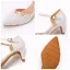 Élégant Blanche En Dentelle Fleur Chaussure De Mariée 2022 5 cm Talons Aiguilles À Bout Pointu Mariage Talons Hauts