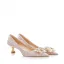 Sparkly Gold Rhinestone Sequins Leather Wedding Shoes 2026 5 cm Stiletto Heels Pointed Toe Wedding Pumps High Heels