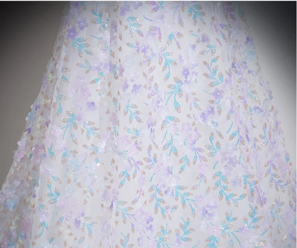 Charming White Appliques Sequins Prom Dresses 2024 A-Line / Princess Strapless Sleeveless Backless Floor-Length / Long Prom Formal Dresses