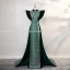 Chinese style Yellow Evening Party Floor-Length / Long Cheongsam 2025 Trumpet / Mermaid High Neck Sleeveless