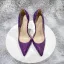 Chic / Beautiful Purple Prom Womens Shoes 2023 12 cm Stiletto Heels Pointed Toe Womens Shoes High Heels