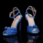 Sparkly Purple Pearl Evening Party Womens Sandals 2023 Ankle Strap 12 cm Stiletto Heels Open / Peep Toe Sandals High Heels