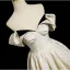 Chic / Beautiful Ivory Prom Dresses 2025 Ball Gown Off-The-Shoulder Short Sleeve Backless Floor-Length / Long Prom Formal Dresses