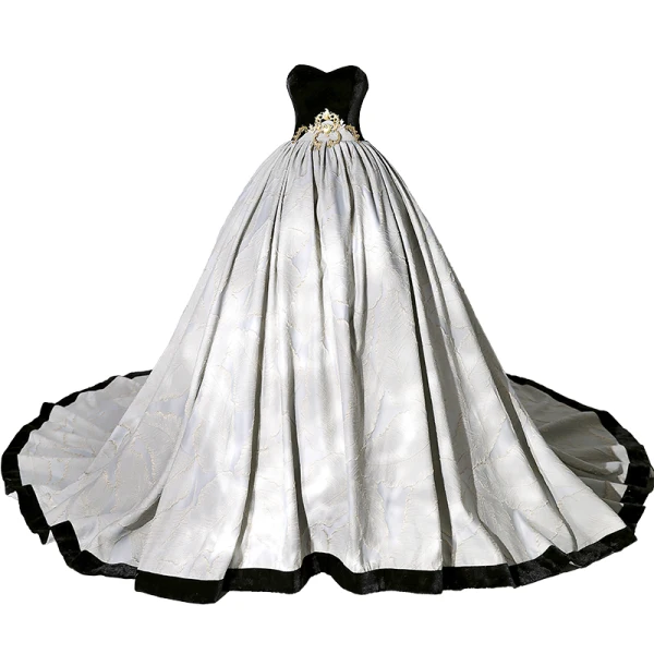 Élégant Noire Daim Robe De Bal 2022 Robe Boule Bustier Sans Manches Dos Nu Chapel Train Robe De Ceremonie