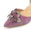 Charming Rainbow Multi-Colors Rhinestone Flower Evening Party Womens Sandals Clutch Bags 2023 6 cm Stiletto Heels Pointed Toe Sandals High Heels Clutch Bags