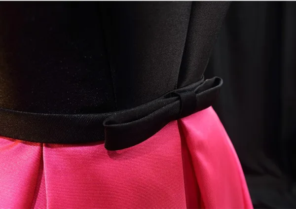 Vintage / Retro Fuchsia Prom Dresses 2025 Ball Gown Strapless Sleeveless Backless Floor-Length / Long Prom Formal Dresses