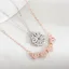 Fashion Necklaces Clover Green Leaf Rhinestone Sterling Silver Rose Gold Accessories 2023