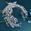 Sjarmerende Hvit Rhinestone Legering Har Tilbehor Bryllup 2024