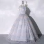 Charming Sky Blue Cascading Ruffles Prom Dresses 2023 Ball Gown Off-The-Shoulder Sleeveless Floor-Length / Long Prom Formal Dresses