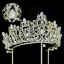 Charmant Doré Faux Diamant Alliage Accessoire Cheveux Mariage 2024 Mariage Couronner