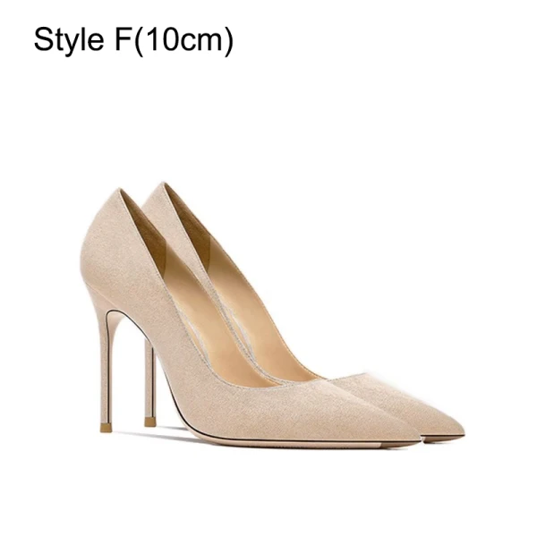 Schöne Rot Wildleder Büro OL Pumps 2024 12 cm Stilettos Spitzschuh Pumps Hochhackige