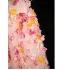 Flower Fairy Blushing Pink Appliques Prom Dresses 2024 A-Line / Princess Spaghetti Straps Sleeveless Backless Floor-Length / Long Prom Formal Dresses