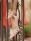 Charmant Perle Pailletten Leder Pink Brautschuhe 2024 10 cm Stilettos Spitzschuh Hochzeit Pumps Hochhackige